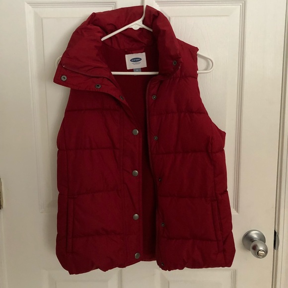 RED bubble vest!! OLD NAVY - Picture 2 of 3